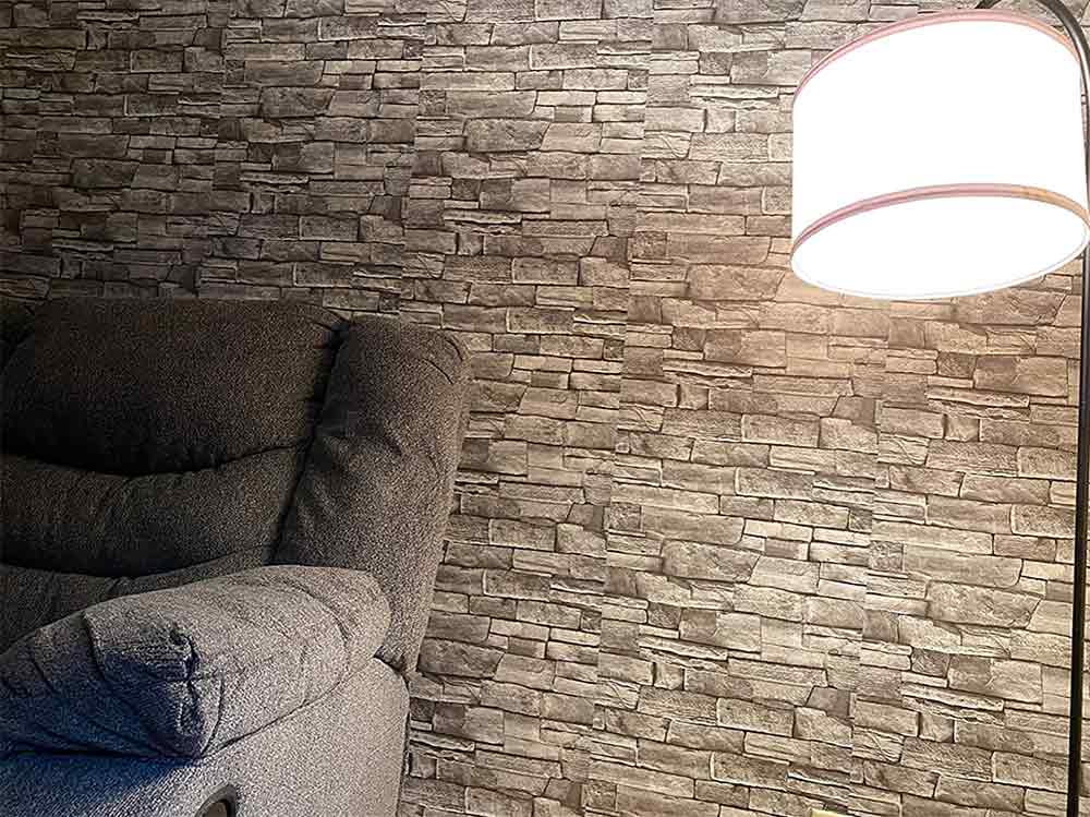 GreyBricks, samolepilne stenske nalepke s 3D izgledom sive opeke - Image 9