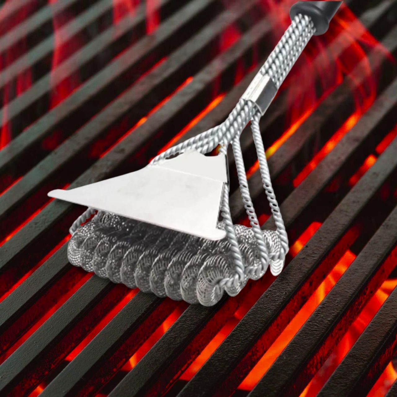 GrillBundle, komplet podlog za žar (5 kosov) in krtače za čiščenje žara - Image 8