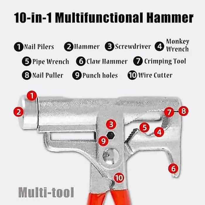 Hammer, kvalitetno kladivo za večnamensko uporabo pri domačih popravilih - Image 3