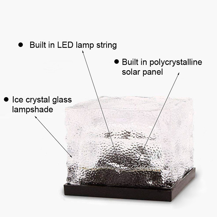 IceCubeLights, solarne vrtne luči v obliki kocke (2 kosa) - Image 4