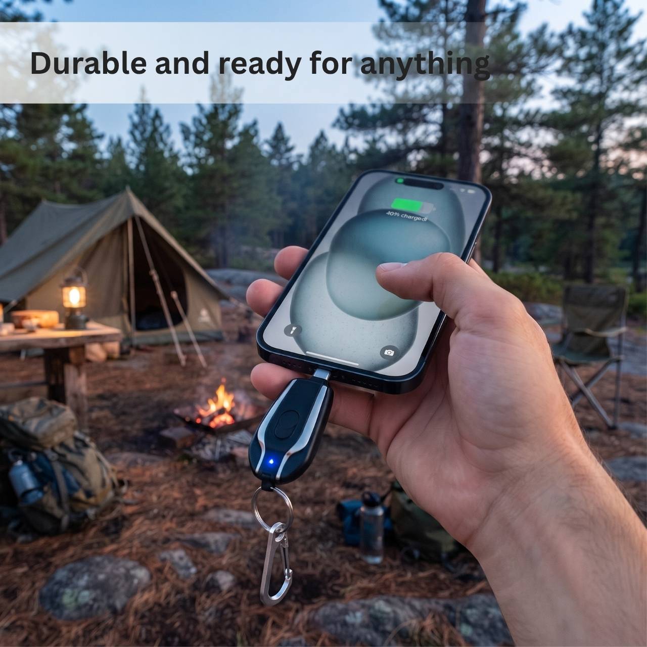 Mini prenosni polnilec za telefon, KeyCharger - Image 2