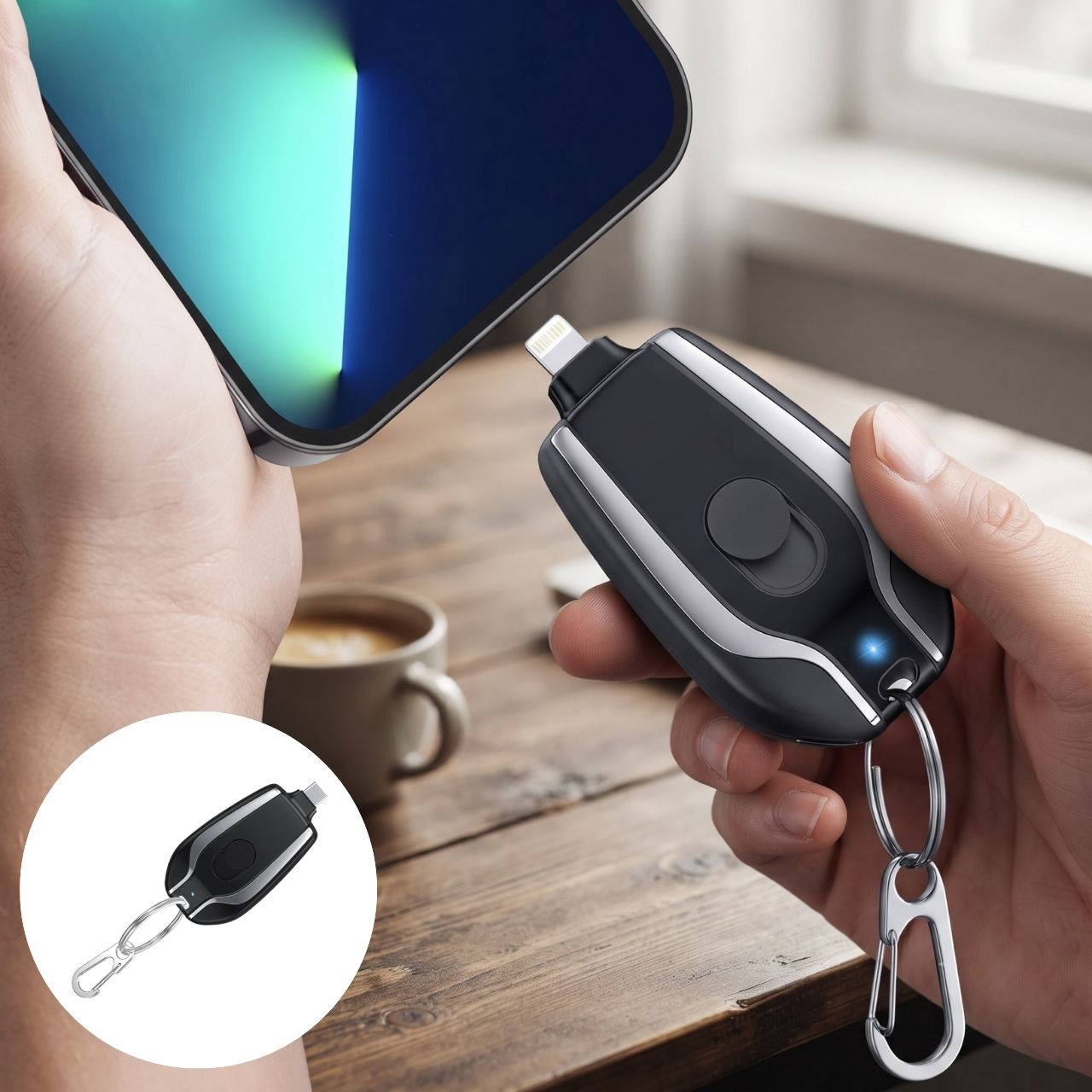 Mini prenosni polnilec za telefon, KeyCharger - Image 7