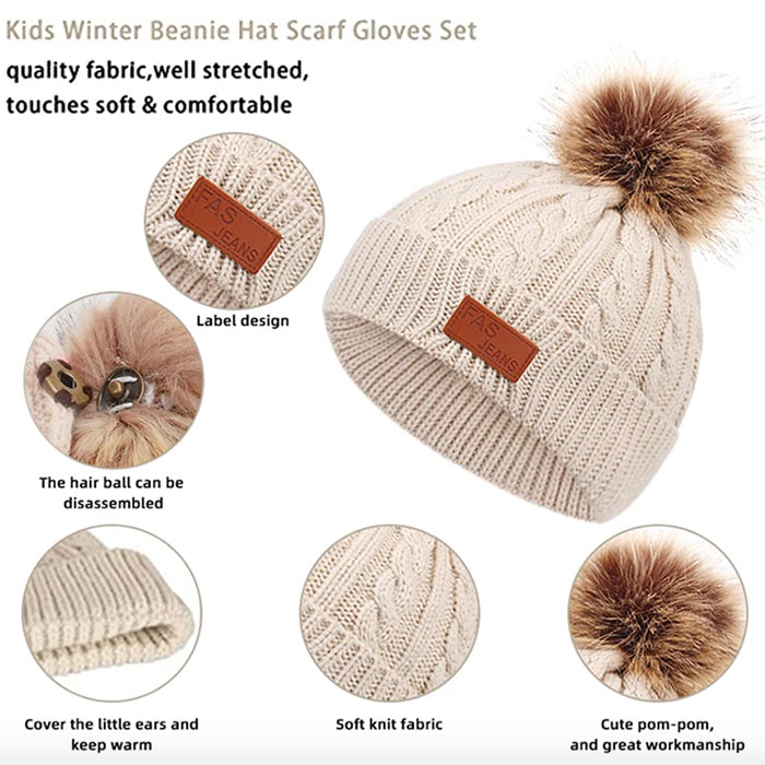 KnittSet,topel zimski otroški komplet - Image 5