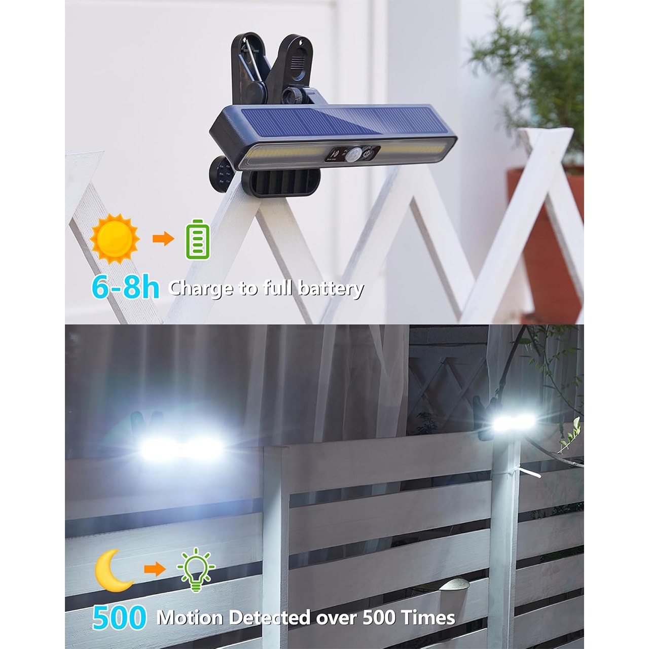 LampClip, zunanja solarna svetilka s senzorjem gibanja - Image 2