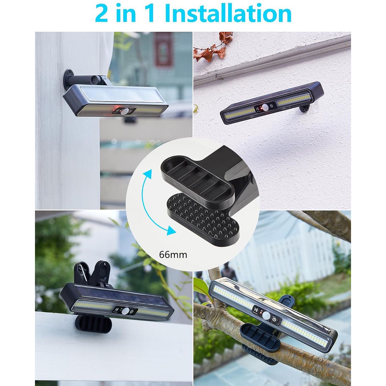 LampClip, zunanja solarna svetilka s senzorjem gibanja - Image 3