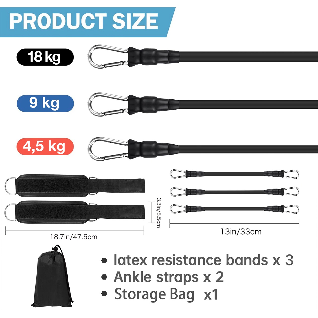 LegBands, trakovi za vaje za moč - Image 5