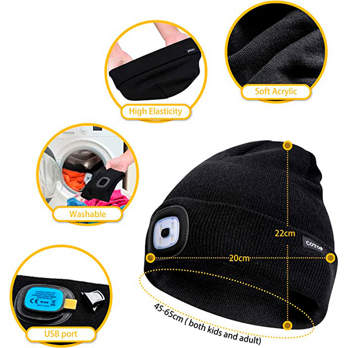 LightBeanie, kapa z lučko - Image 2