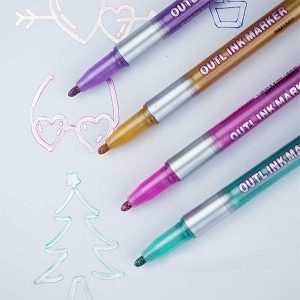 MagicMarkers, 8-delni set markerjev, ki ustvarijo magičen obris - Image 3