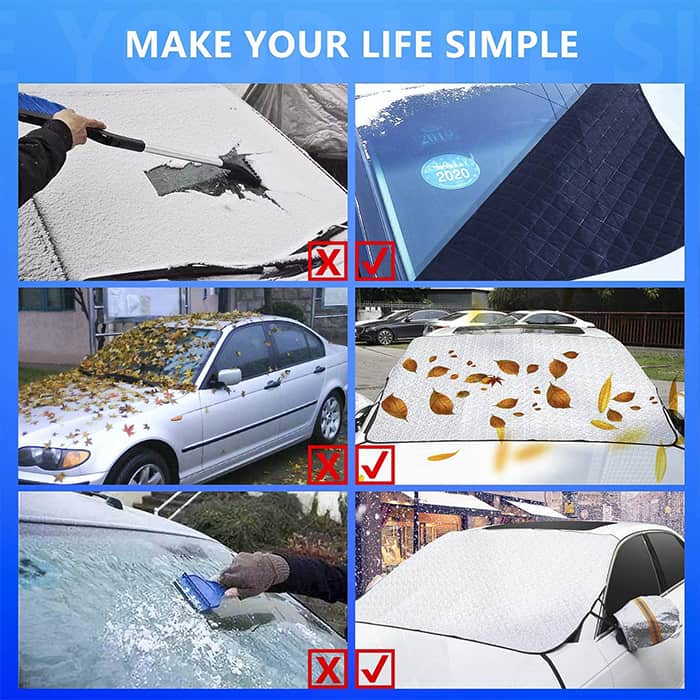 MagneticCarCover, zaščitna prevleka za vetrobransko steklo z vgrajenimi magneti - Image 3