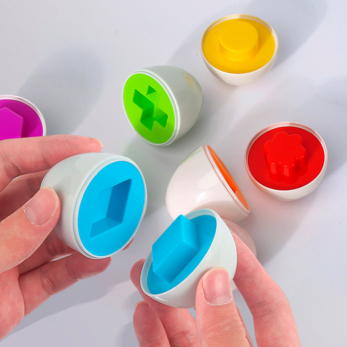 MatchingEggs, didaktična igrača – set s škatlo in 12 jajci - Image 5