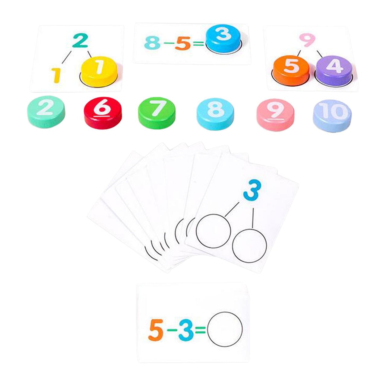 Otrok se bo učil matematičnih operacij skozi igro.