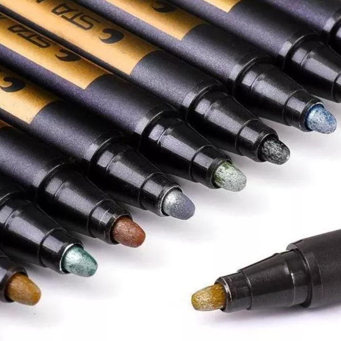 MetallicColorPen, 10-delni set markerjev za ustvarjanje - Image 5
