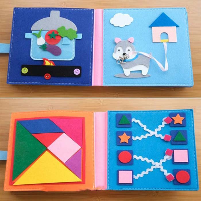 MontessoriBook, tiha knjiga z različnimi aktivnostmi - Image 8