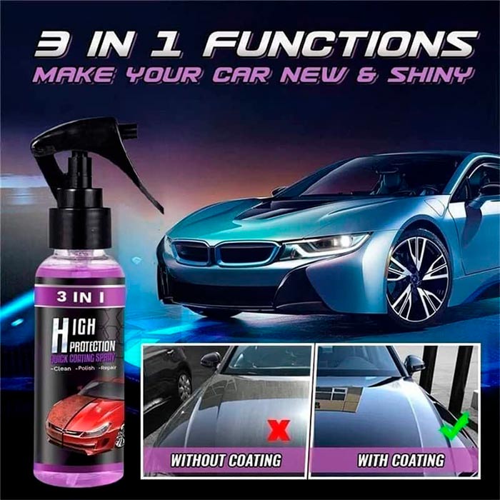 NanoSpray, 3v1 zaščitni sprej za avto - Image 3