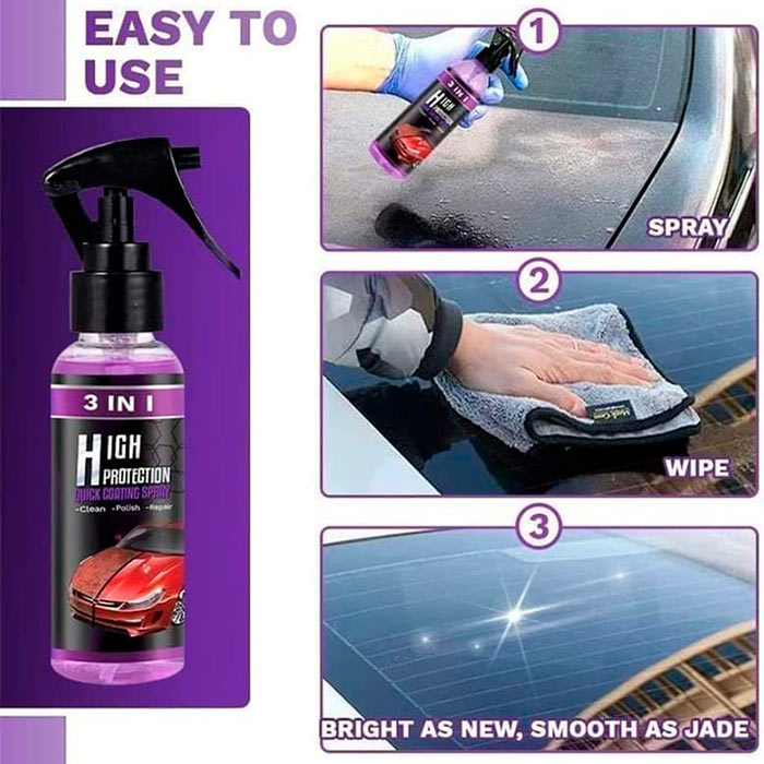 NanoSpray, 3v1 zaščitni sprej za avto - Image 8