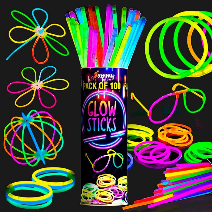 NeonGlowSticks, komplet neonskih palic in ostalih pripomočkov za zabavo - Image 4