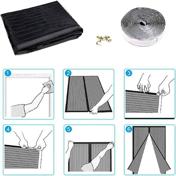 NoInsectCurtain, magnetna mreža proti komarjem - Image 4