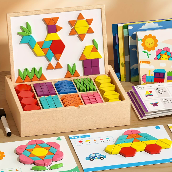 PUZZGEO, Magnetni leseni puzzle set (225 kosov) - Image 7
