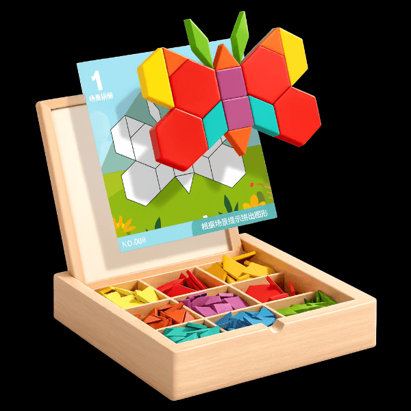 PUZZGEO, Magnetni leseni puzzle set (225 kosov) - Image 8