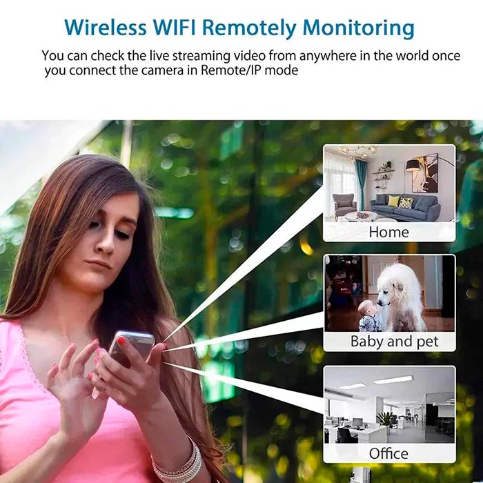 RemoteCam, mini varnostna WiFi kamera - Image 9