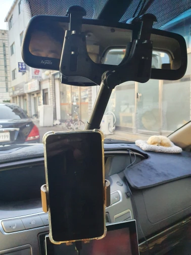 RotatableCarHolder, 360-stopinjski nosilec za telefon, ki ga namestite na vzvratno ogledalo