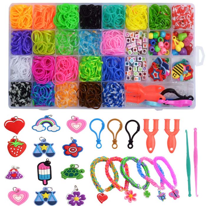 RubberBands, set za izdelavo zapestnic, obeskov in ostalih dodatkov - Image 3