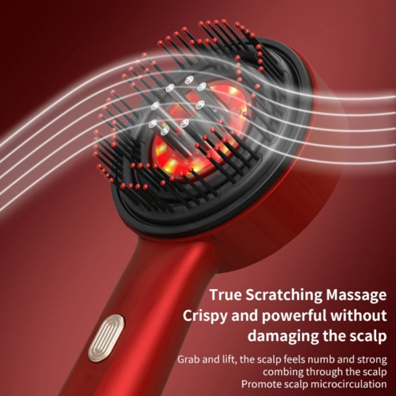 Scalpyx, LED masažna krtača za spodbujanje rasti las - Image 2