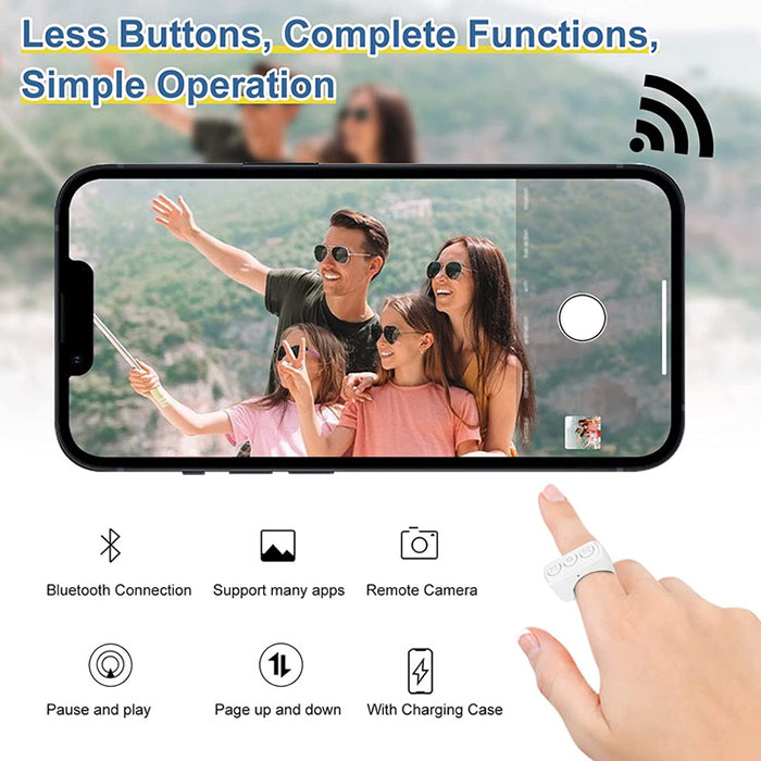 ScrollControl, Bluetooth daljinec s priročno polnilno škatlico - Image 3