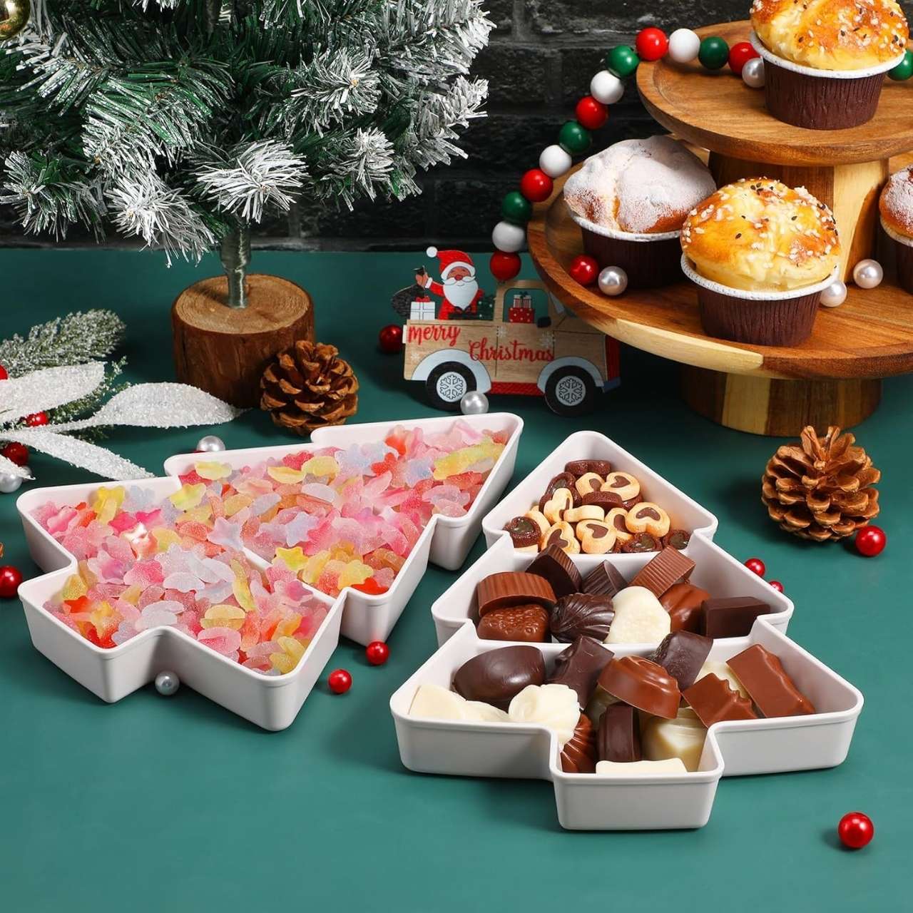 ServingTray, božični servirni pladenj v obliki jelke - Image 10