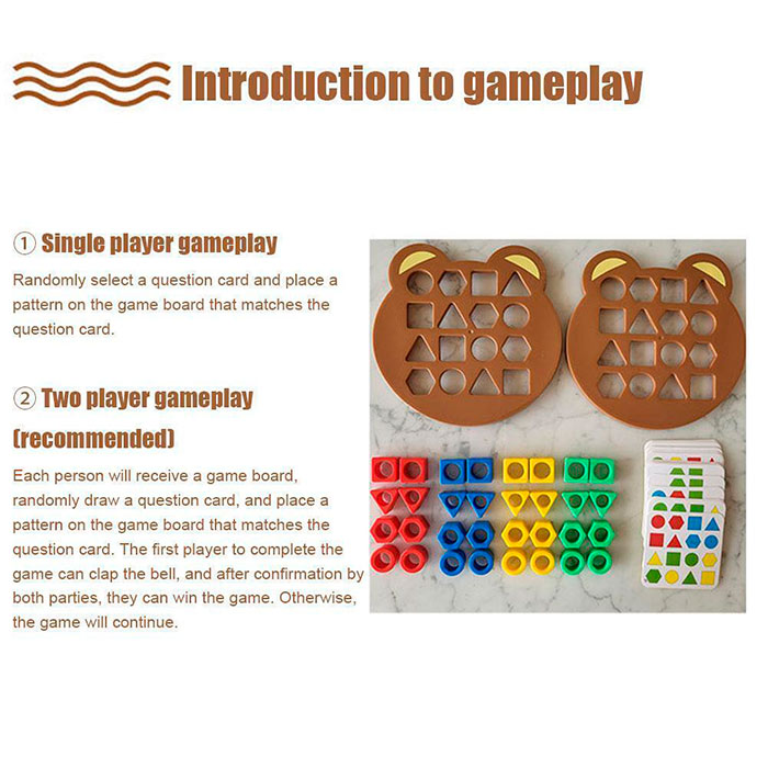 ShapeMatchingGame, otroška namizna igra, pri kateri otrok spoznava like in barve - Image 6