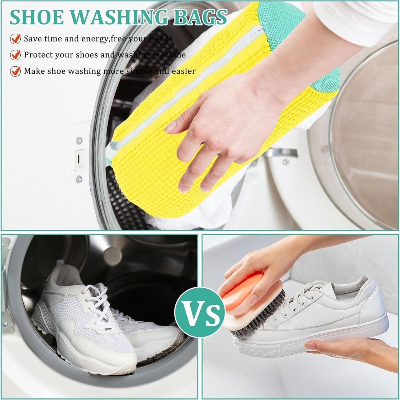 ShoeWash, pralna vrečka za čiščenje čevljev - Image 5
