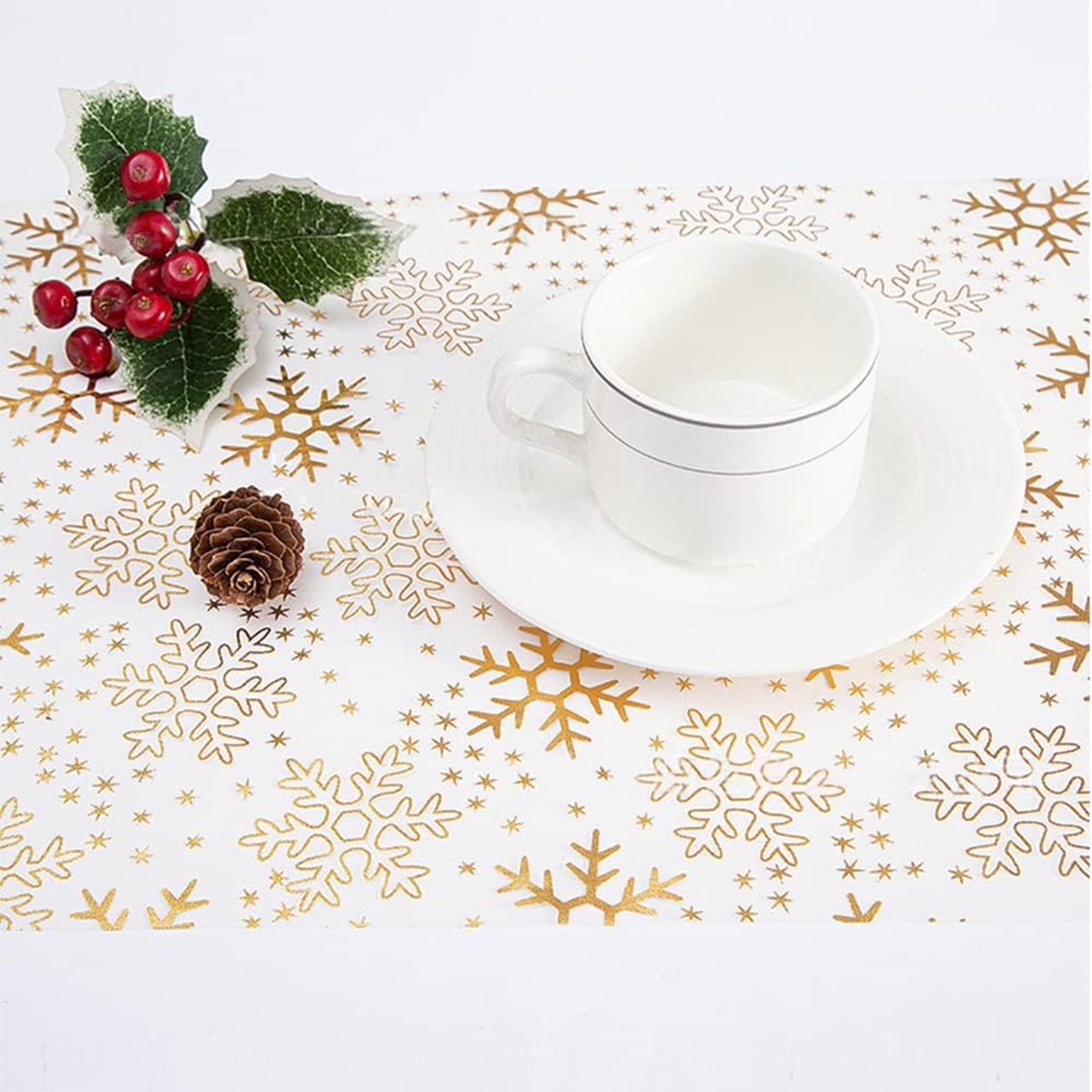 SnowFlake, praznični namizni tekač - Image 10