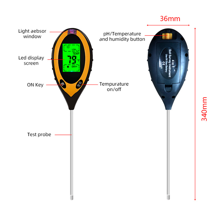 SoilMeter, tester za zemljo 4v1 - Image 2