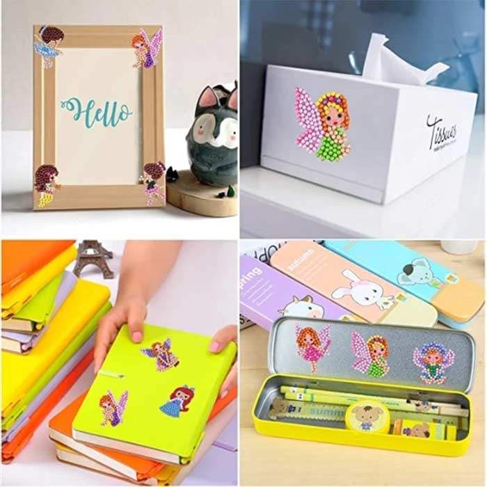 SparkleStickers, ustvarjalni set za nanašanje barvnih diamantov na nalepke - Image 10
