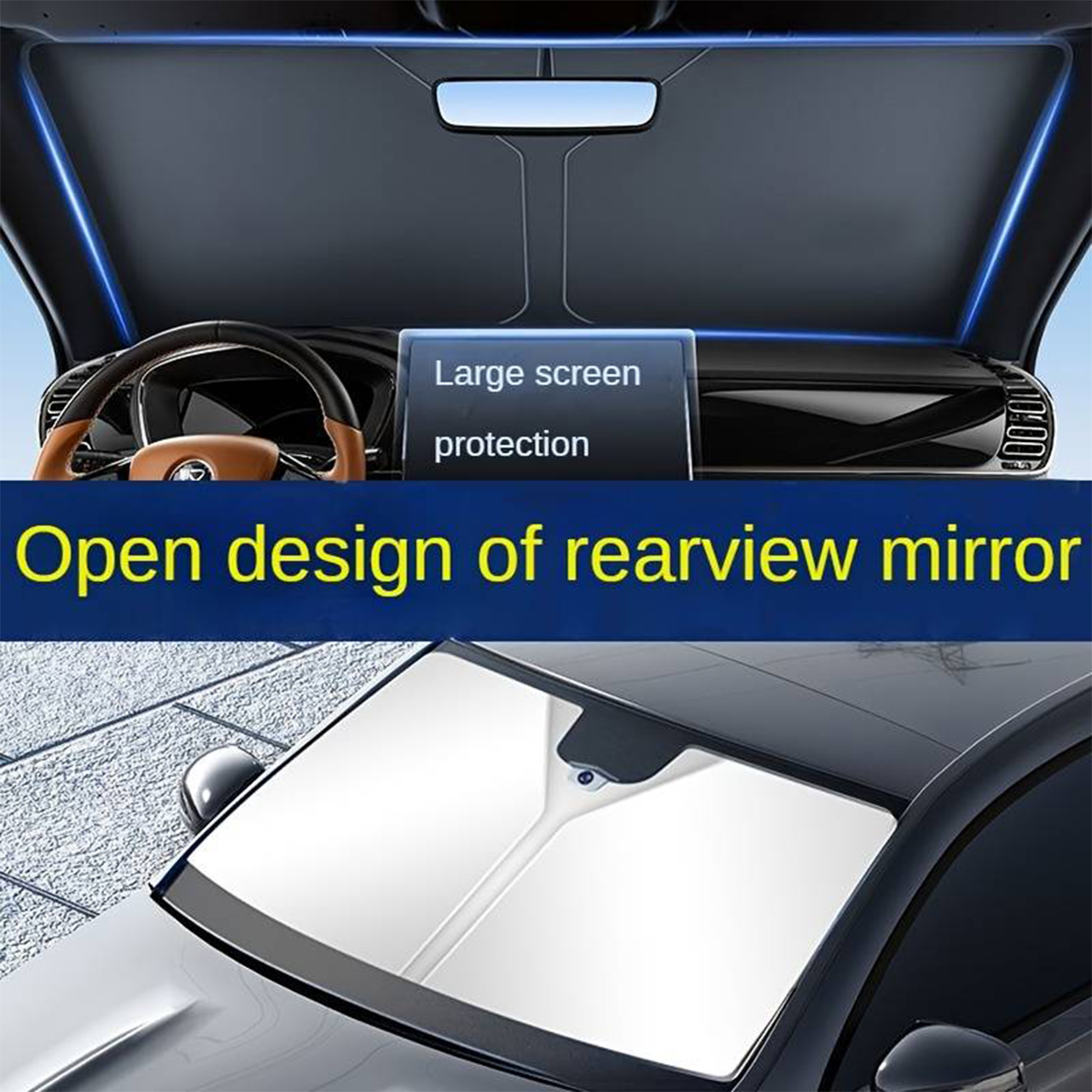 SunVisor, zložljiv senčnik za vetrobransko steklo avtomobila - Image 7