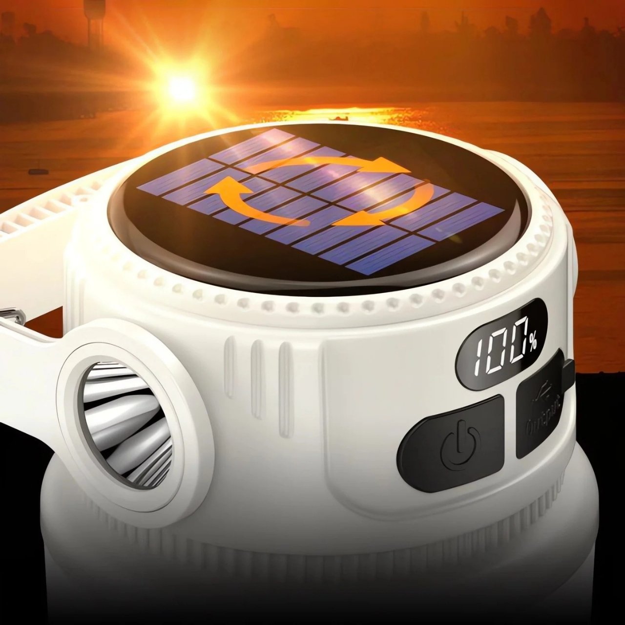 Ne glede na to, ali kampirate ali vam zmanjka elektrike doma – ta svetilka poskrbi za močno in dolgotrajno osvetlitev.