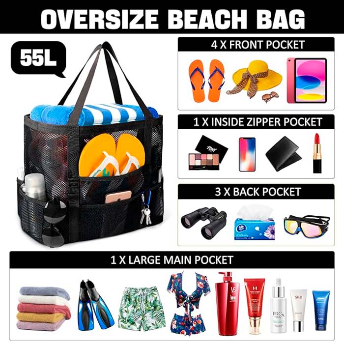 ToteBag, praktična torba za na plažo in izlete - Image 7