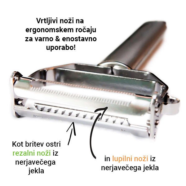Vegistar, vrhunski lupilec in rezalnik zelenjave in sadja + GRATIS e-knjiga z recepti - Image 4