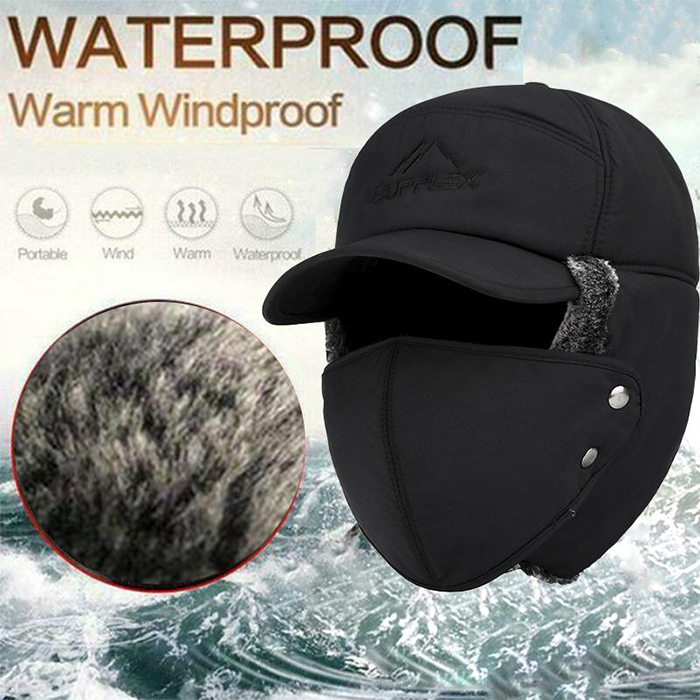 WarmCap, topla kapa s šiltom, ki pred mrazom ščiti ušesa, brado in večino glave z izjemo oči - Image 8