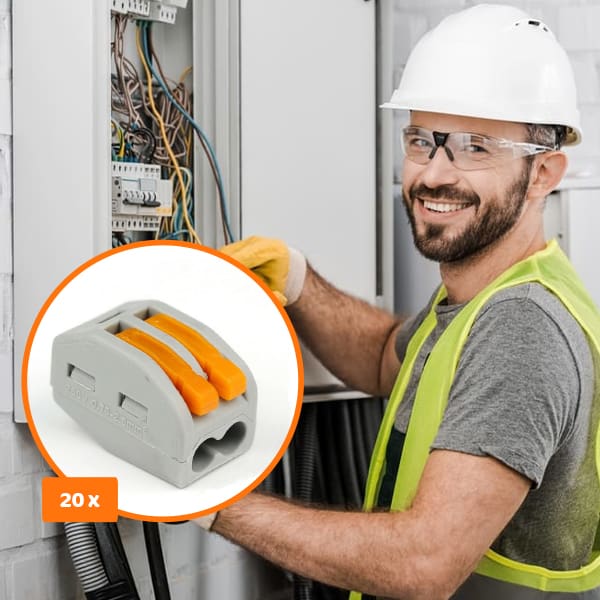 WireConnector, žični konektor z dvemi priklopi (20 kos.) - Image 3