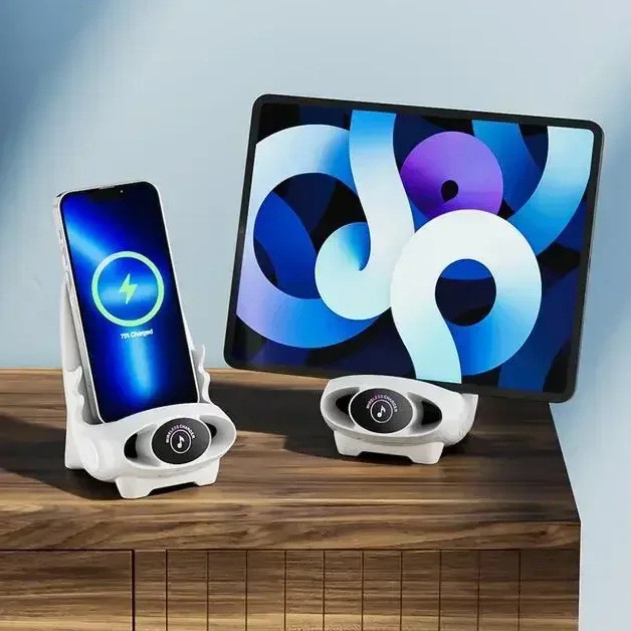 WirelessCharger, brezžični hitri polnilec in držalo za telefon v enem - Image 6