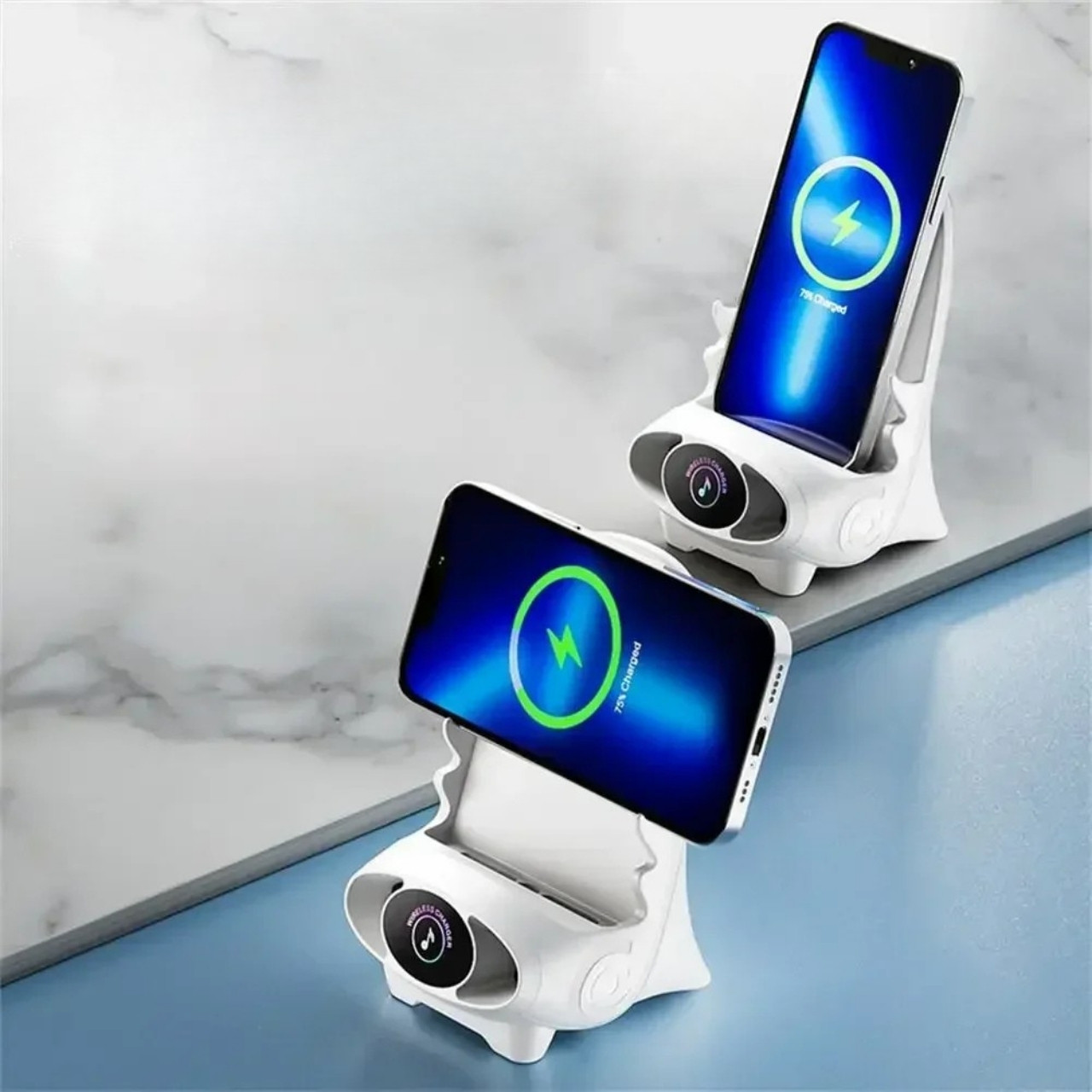 WirelessCharger, brezžični hitri polnilec in držalo za telefon v enem - Image 7