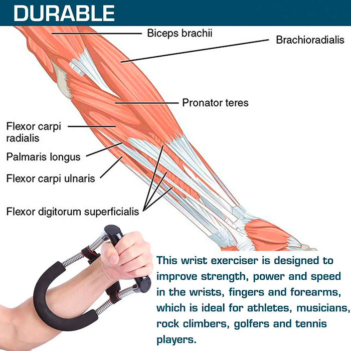 WristPower, pripomoček za krepitev mišic prstov, dlani in rok - Image 7